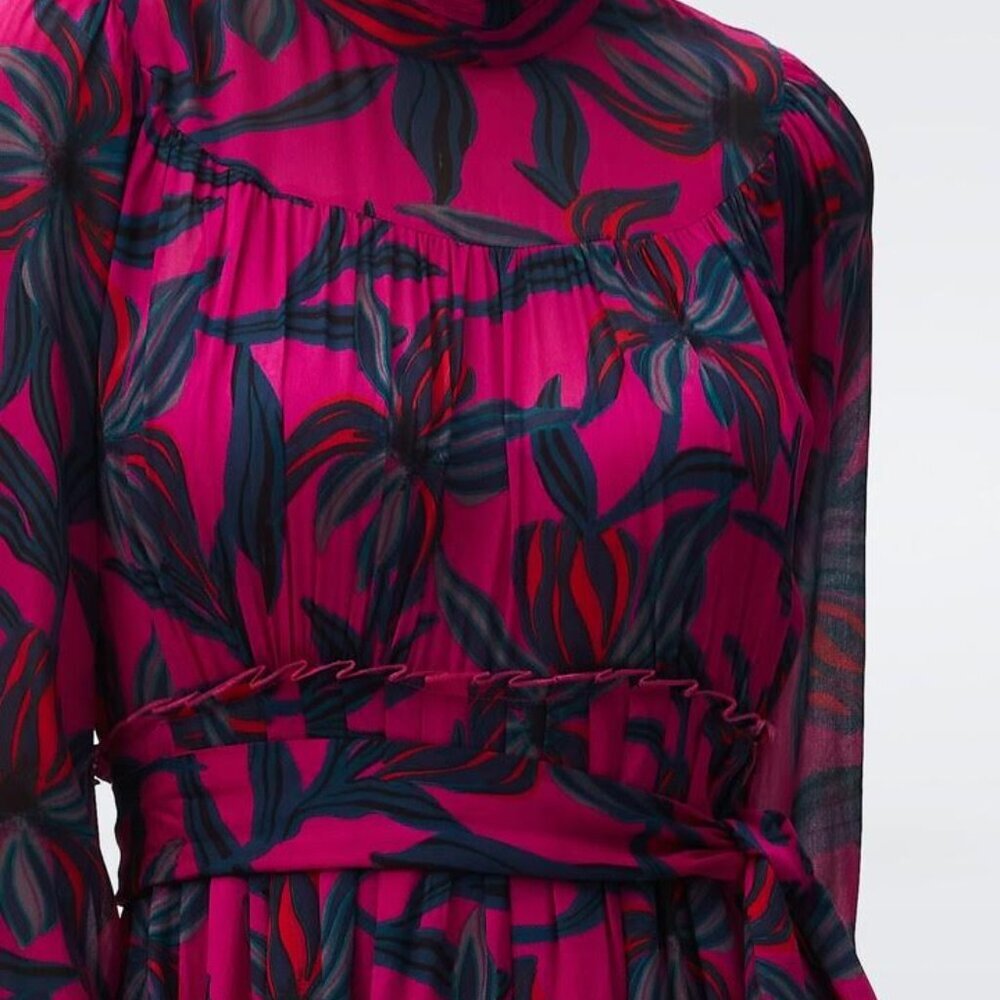 Diane Von Furstenberg Kent Floral Dress - Picture 5 of 13